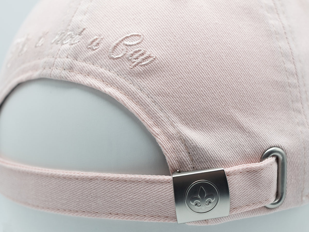 “Heritage” Cap, Tone-on-Tone Cotton, Pink