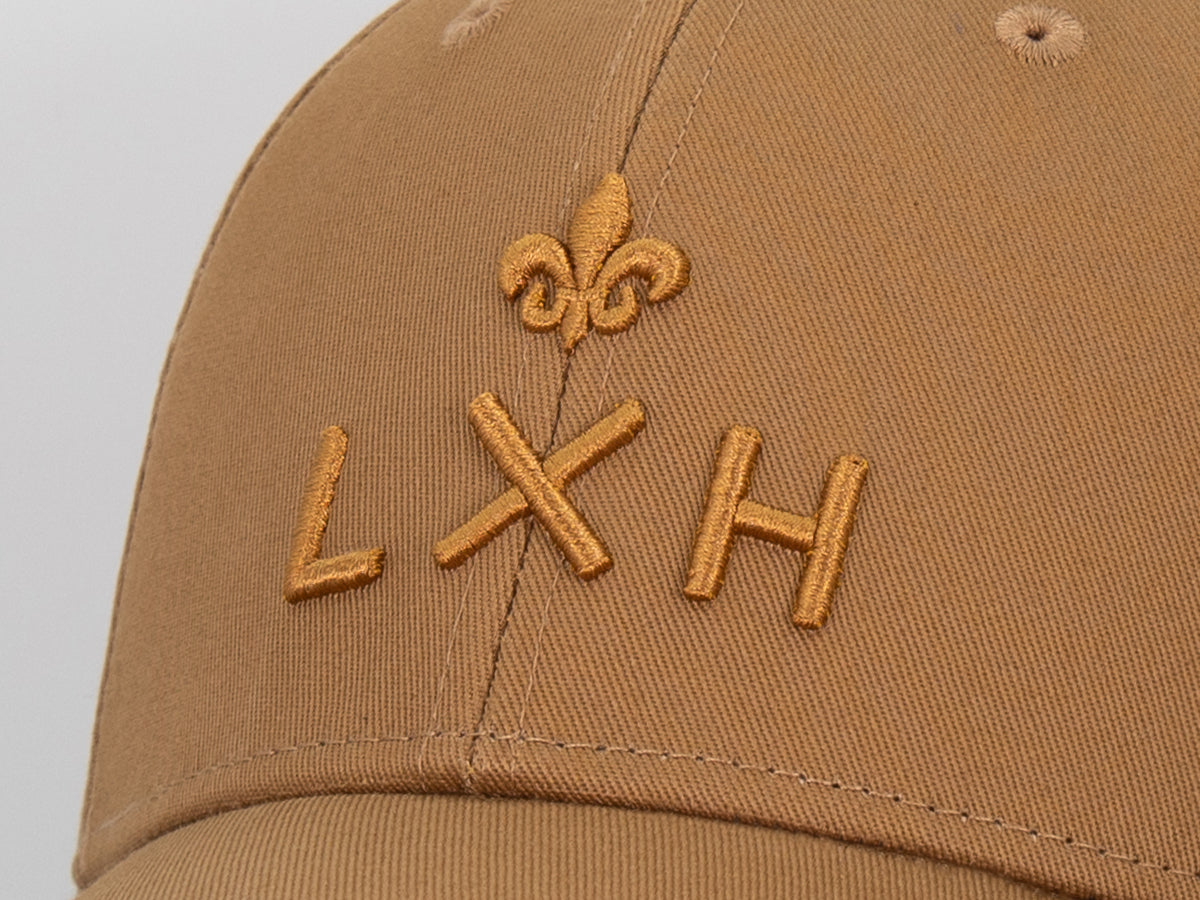 Tone-on-Tone Cotton "Heritage" Cap Gingerbread