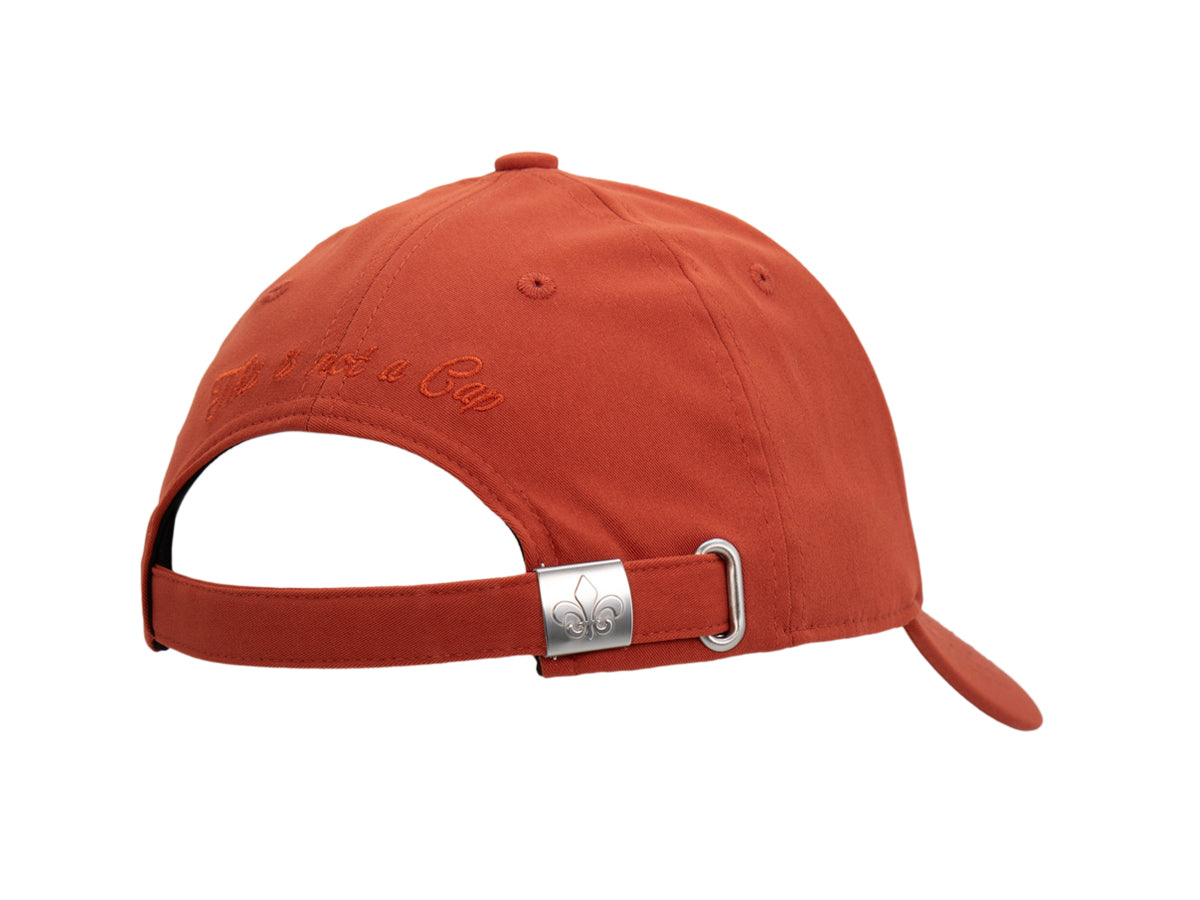 Casquette « Héritage » Coton Ton sur Ton Terracotta