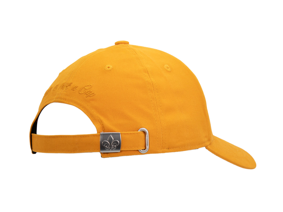 Casquette « Héritage » Coton Ton sur Ton Jaune Ocre