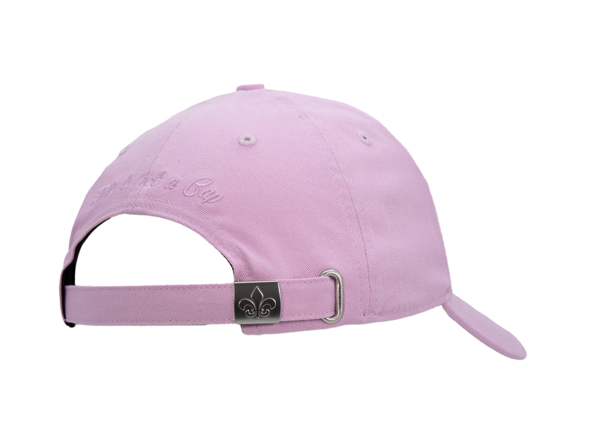 Casquette « Héritage » Coton Ton sur Ton Rose Orchidée