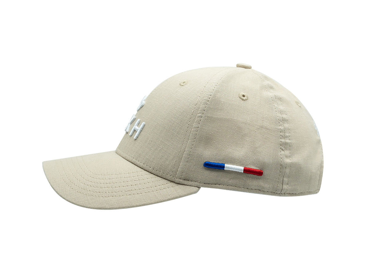 Beige Linen “Heritage” Cap