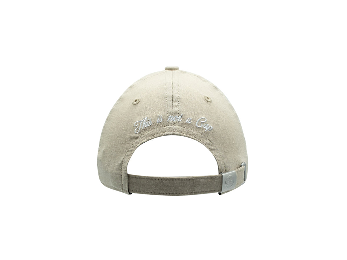 Beige Linen “Heritage” Cap