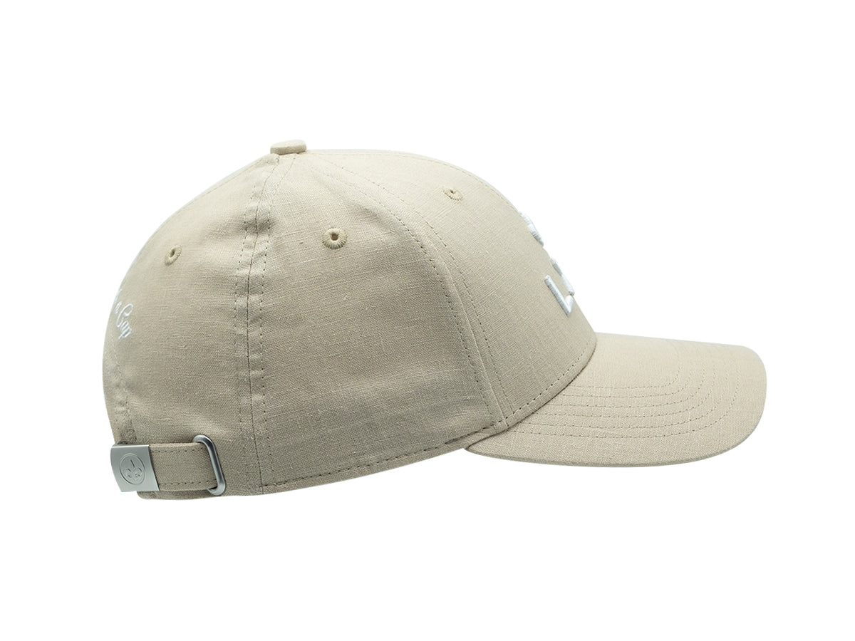 Beige Linen “Heritage” Cap