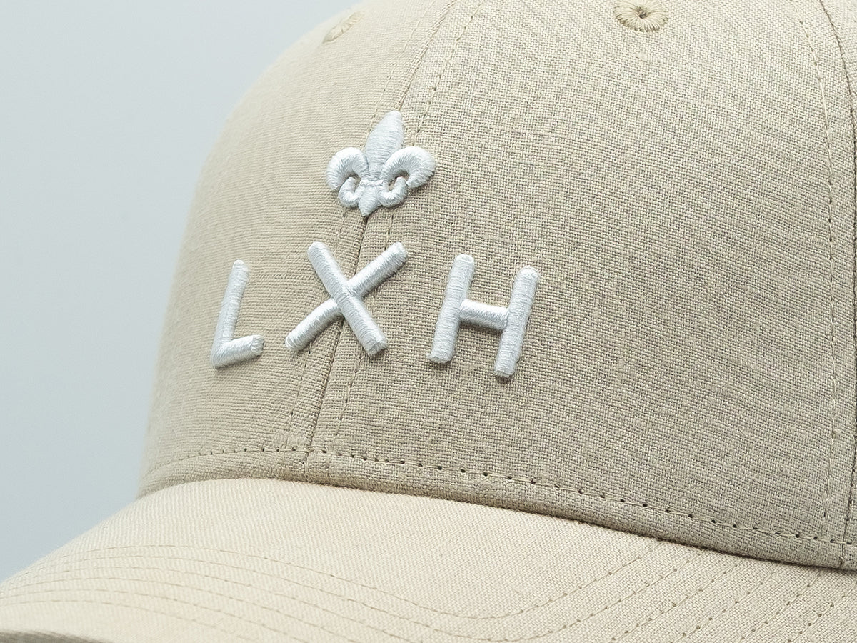 Beige Linen “Heritage” Cap