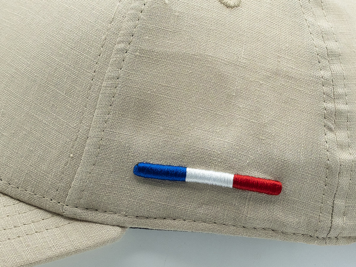 Beige Linen “Heritage” Cap