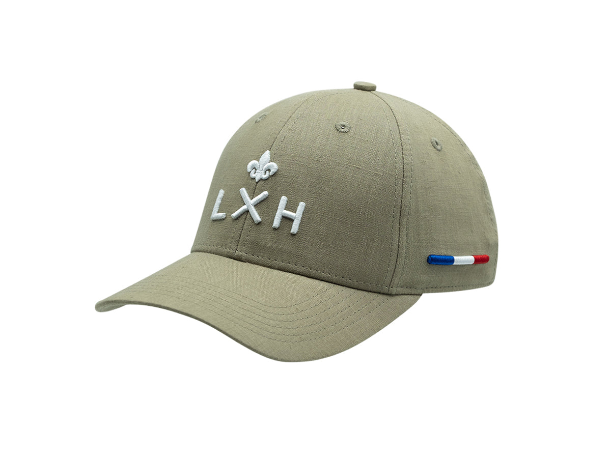 Olive Green Linen “Heritage” Cap