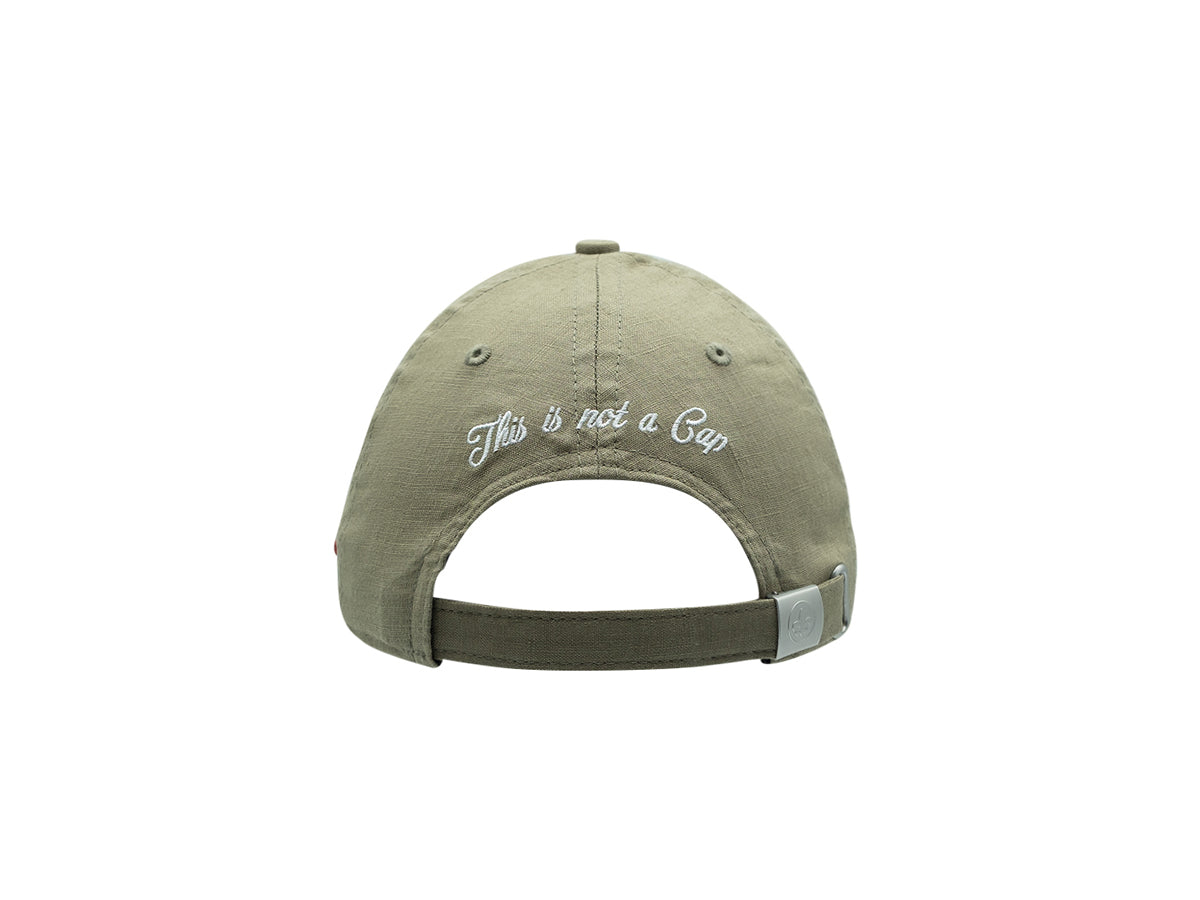 Olive Green Linen “Heritage” Cap