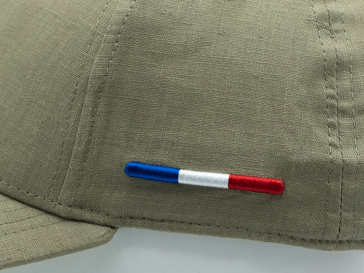 Olive Green Linen “Heritage” Cap