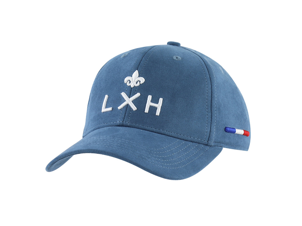 “Heritage” Cap in Duck Blue Suede