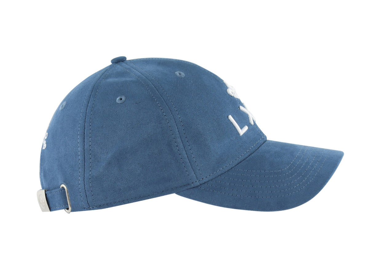 “Heritage” Cap in Duck Blue Suede