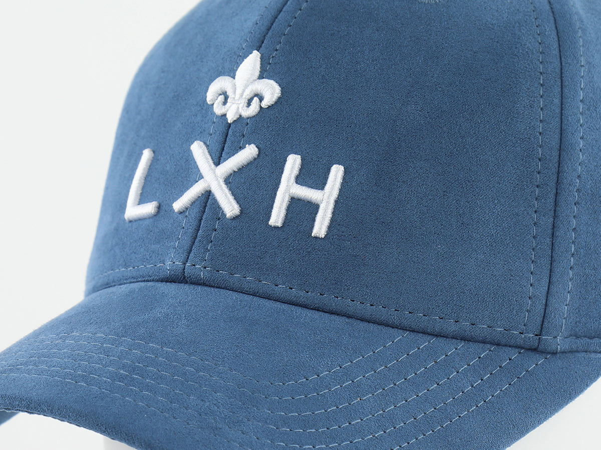 “Heritage” Cap in Duck Blue Suede