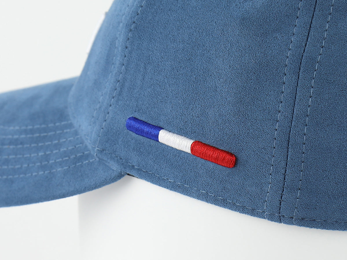 “Heritage” Cap in Duck Blue Suede