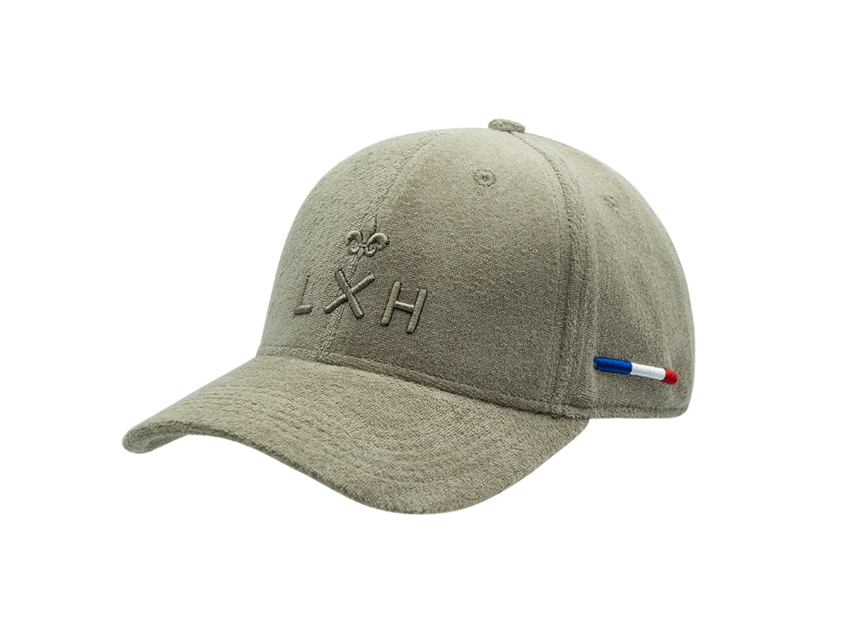 Olive Green Terry Cloth “Heritage” Cap