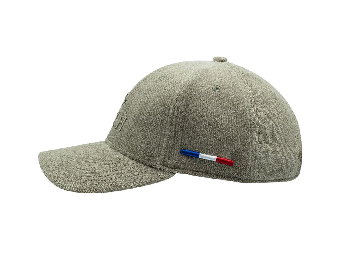 Olive Green Terry Cloth “Heritage” Cap