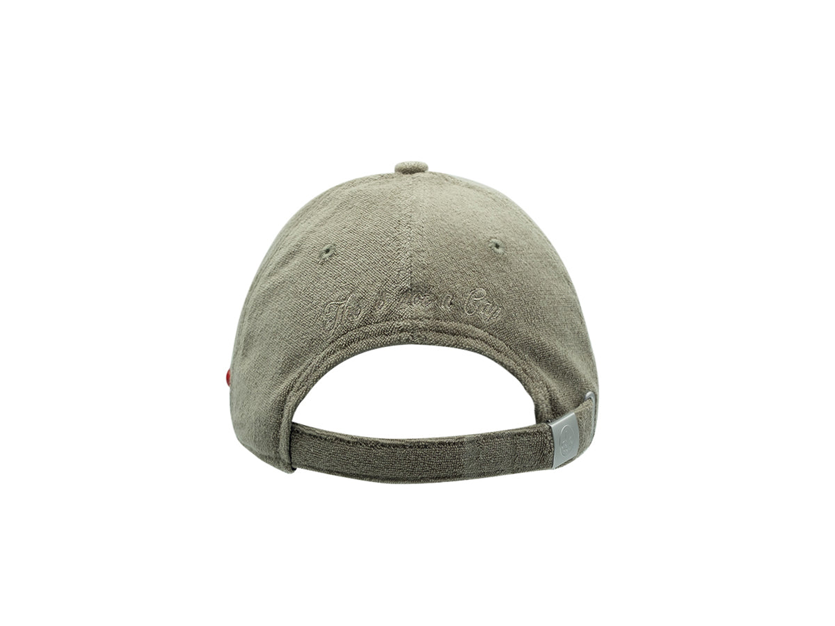Olive Green Terry Cloth “Heritage” Cap