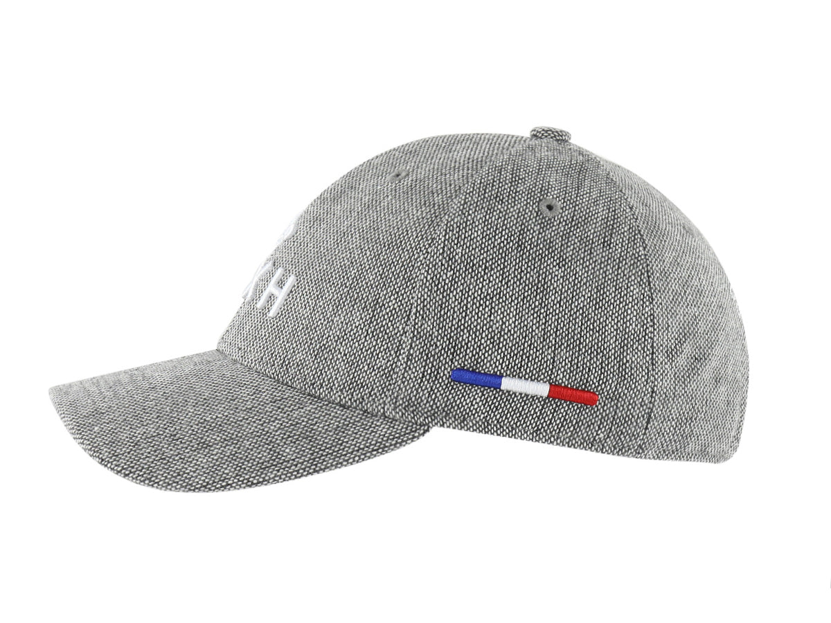 Grey Pique Wool “Heritage” Cap