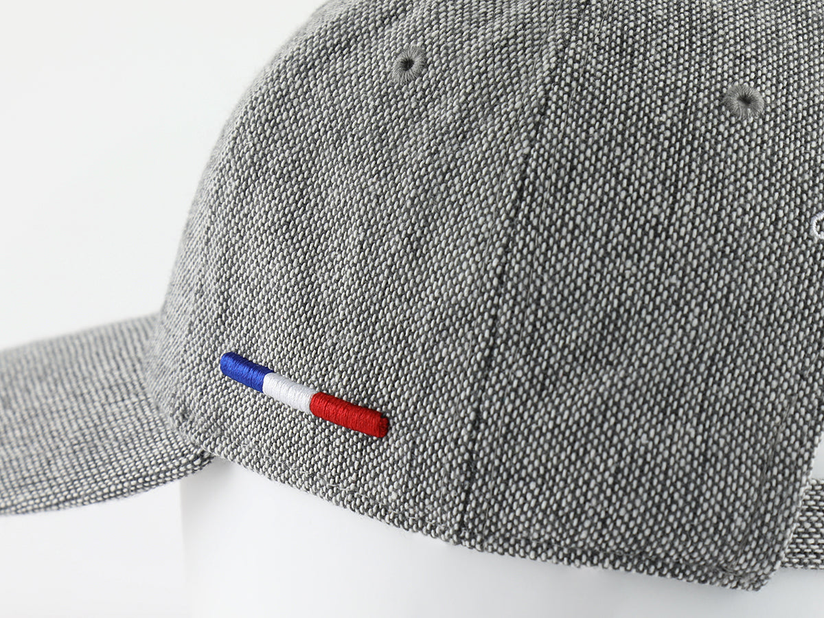 Grey Pique Wool “Heritage” Cap