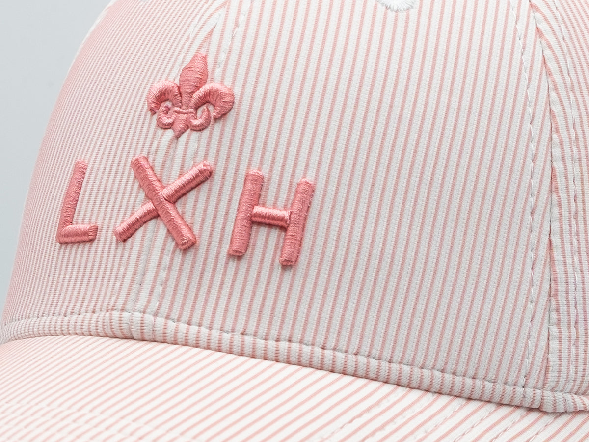 Pink Tone-on-Tone Striped “Heritage” Cap