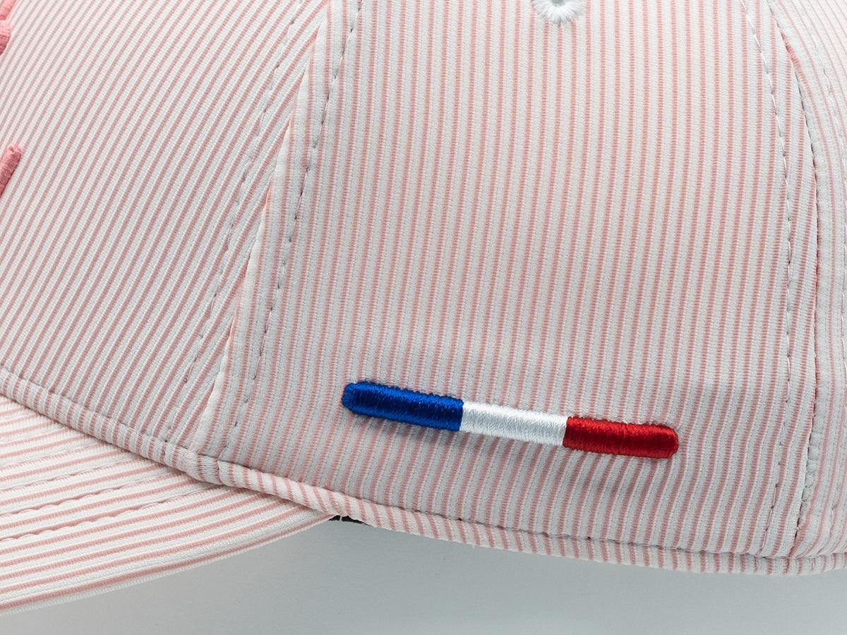 Pink Tone-on-Tone Striped “Heritage” Cap