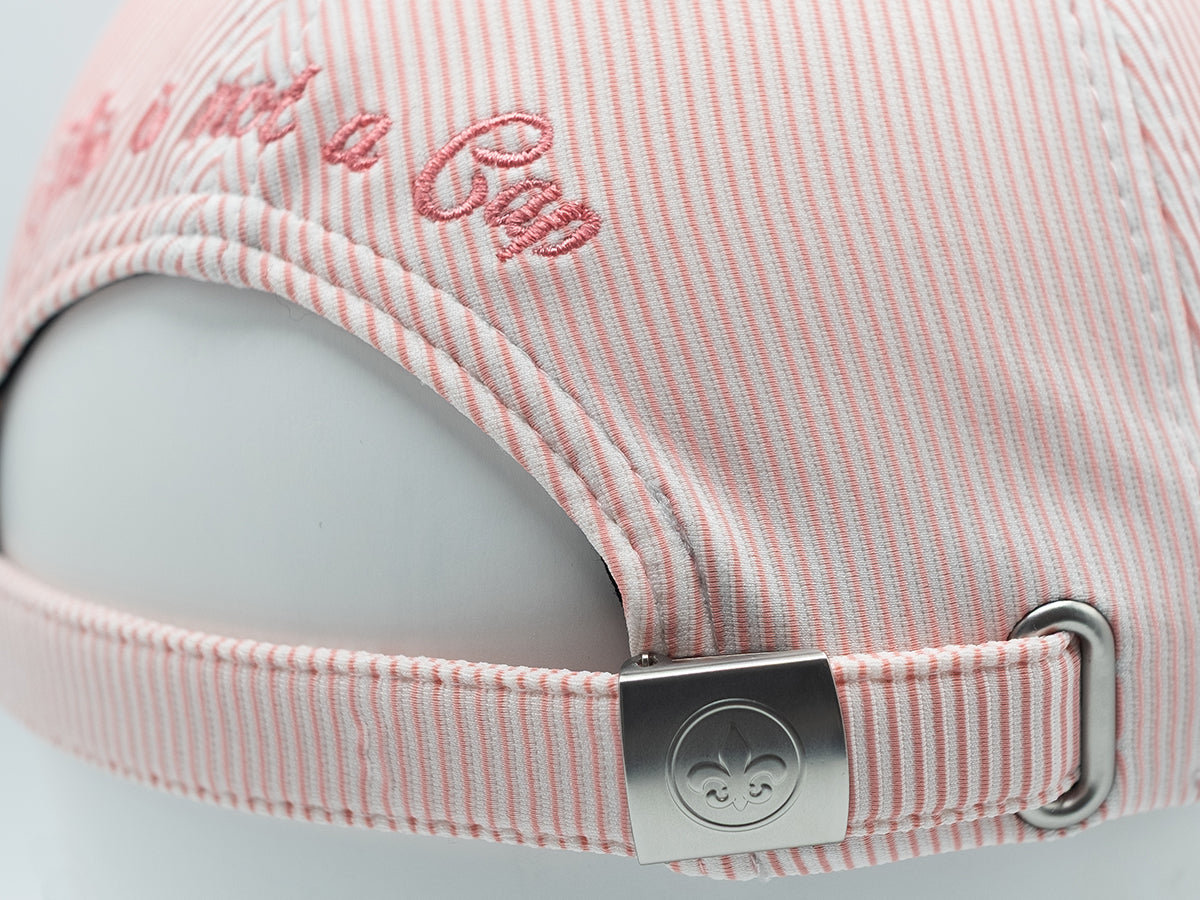 Pink Tone-on-Tone Striped “Heritage” Cap