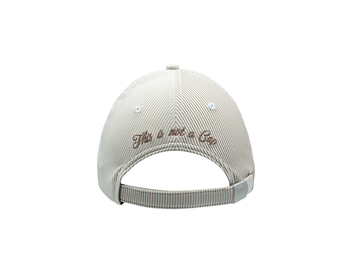 Beige Tone-on-Tone Striped “Heritage” Cap