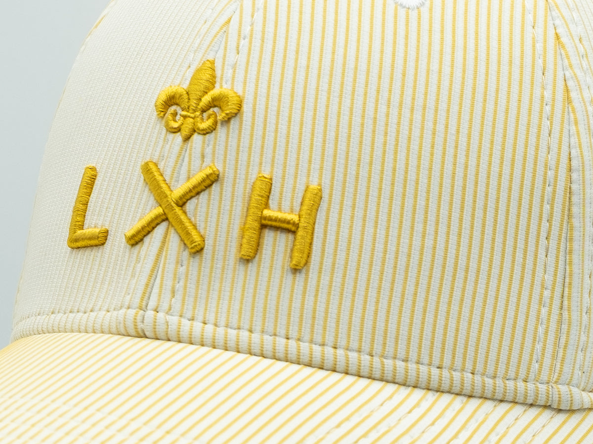 Yellow Tone-on-Tone Striped “Heritage” Cap