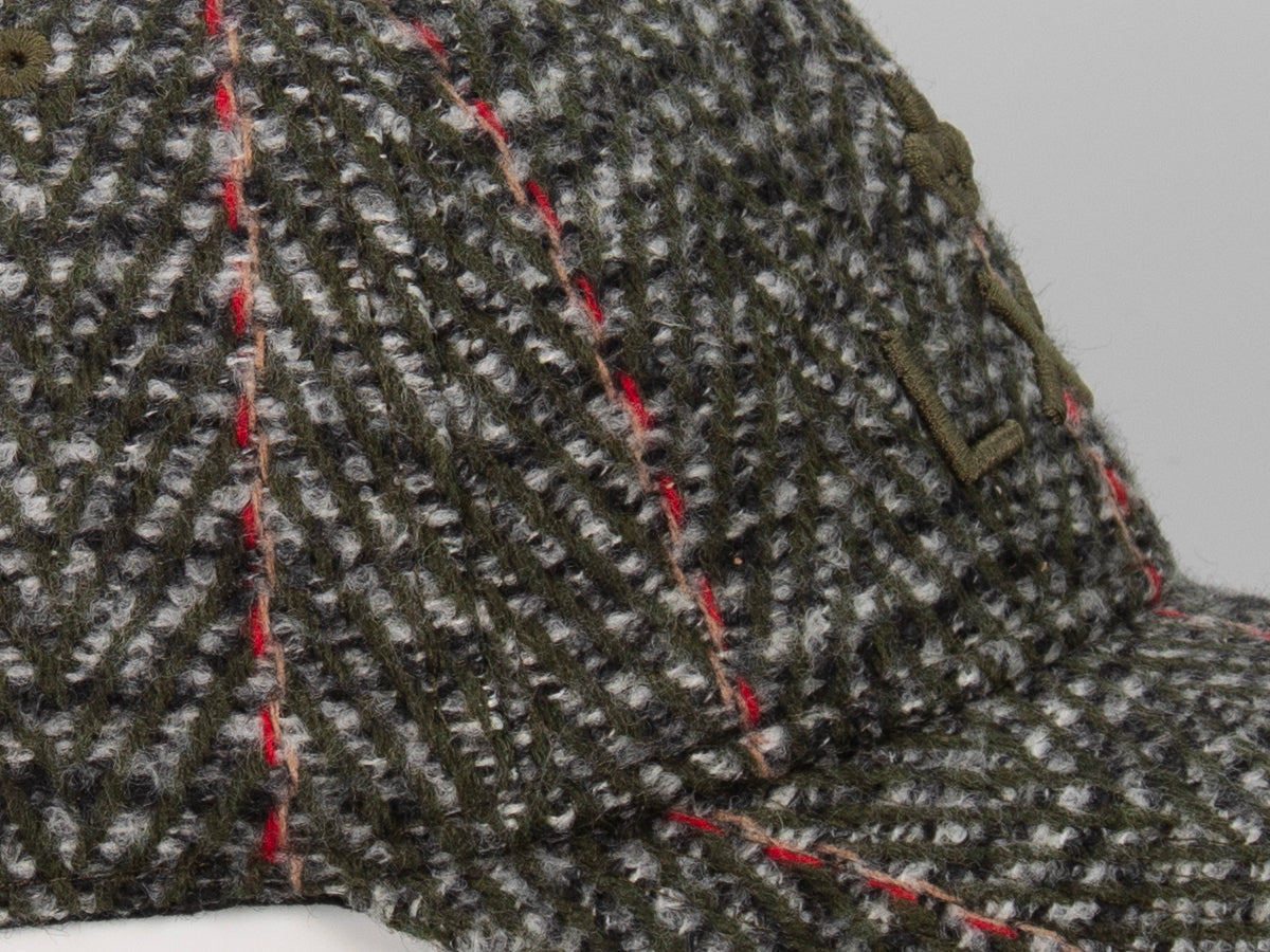 Tone-on-Tone “Heritage” Cap Large Khaki Chevron