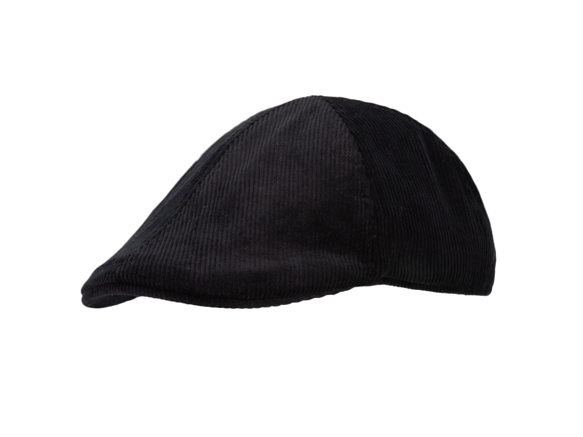 Black Corduroy Beret