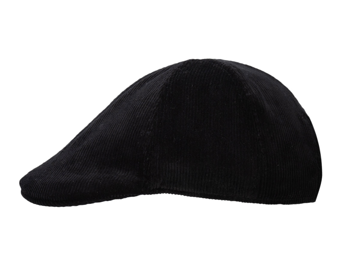 Black Corduroy Beret