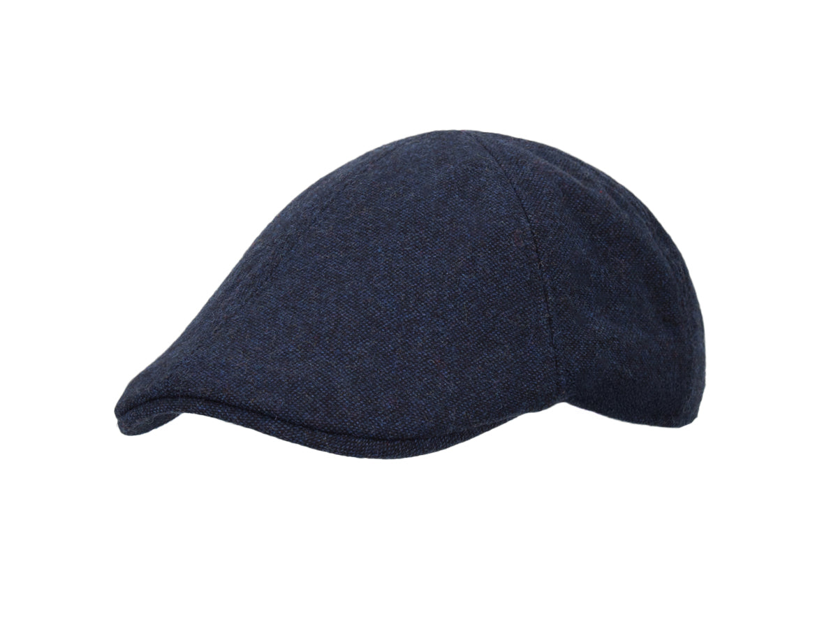 Navy Blue Speckled Caviar Beret