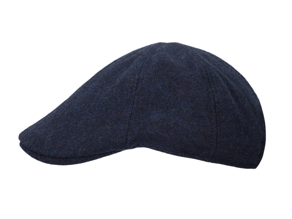 Navy Blue Speckled Caviar Beret