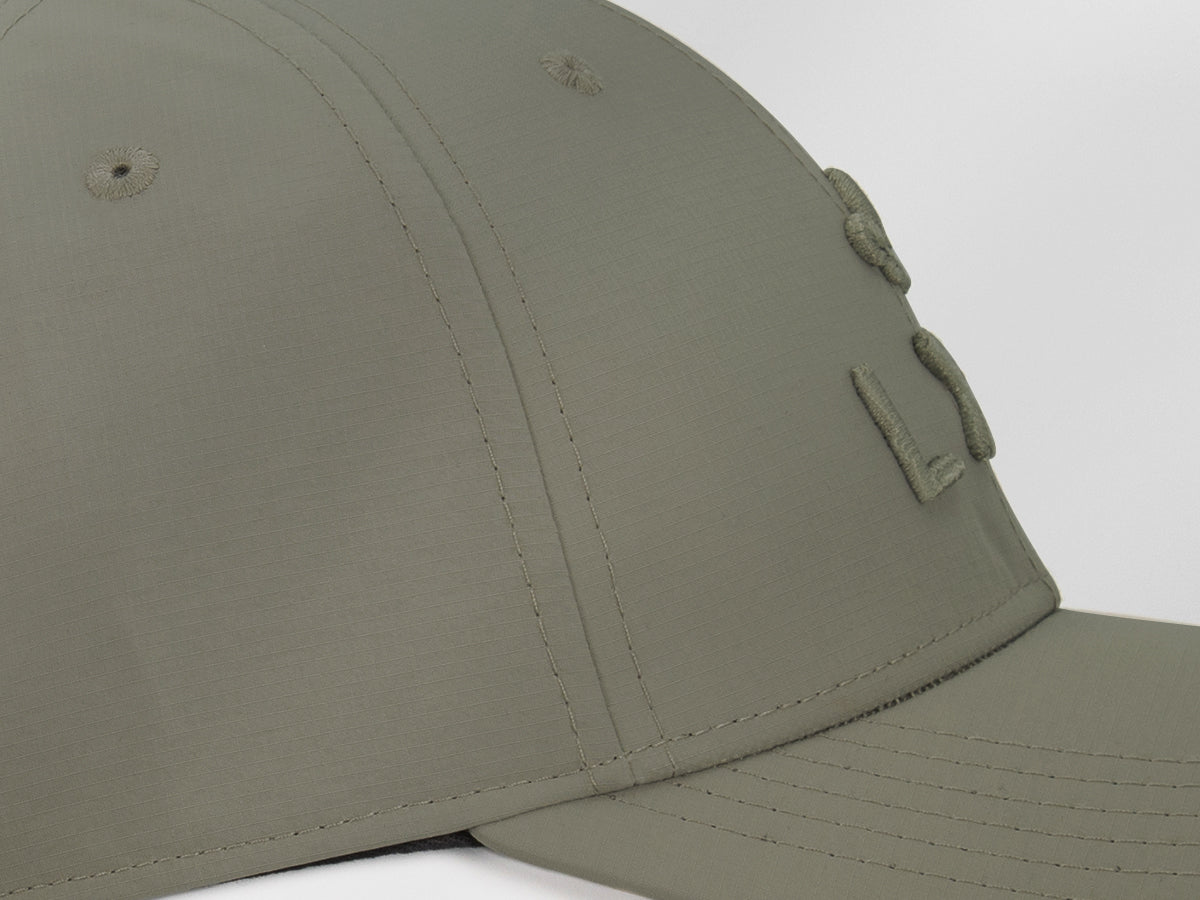 Olive Green Tone-on-Tone Nylon “Heritage” Cap