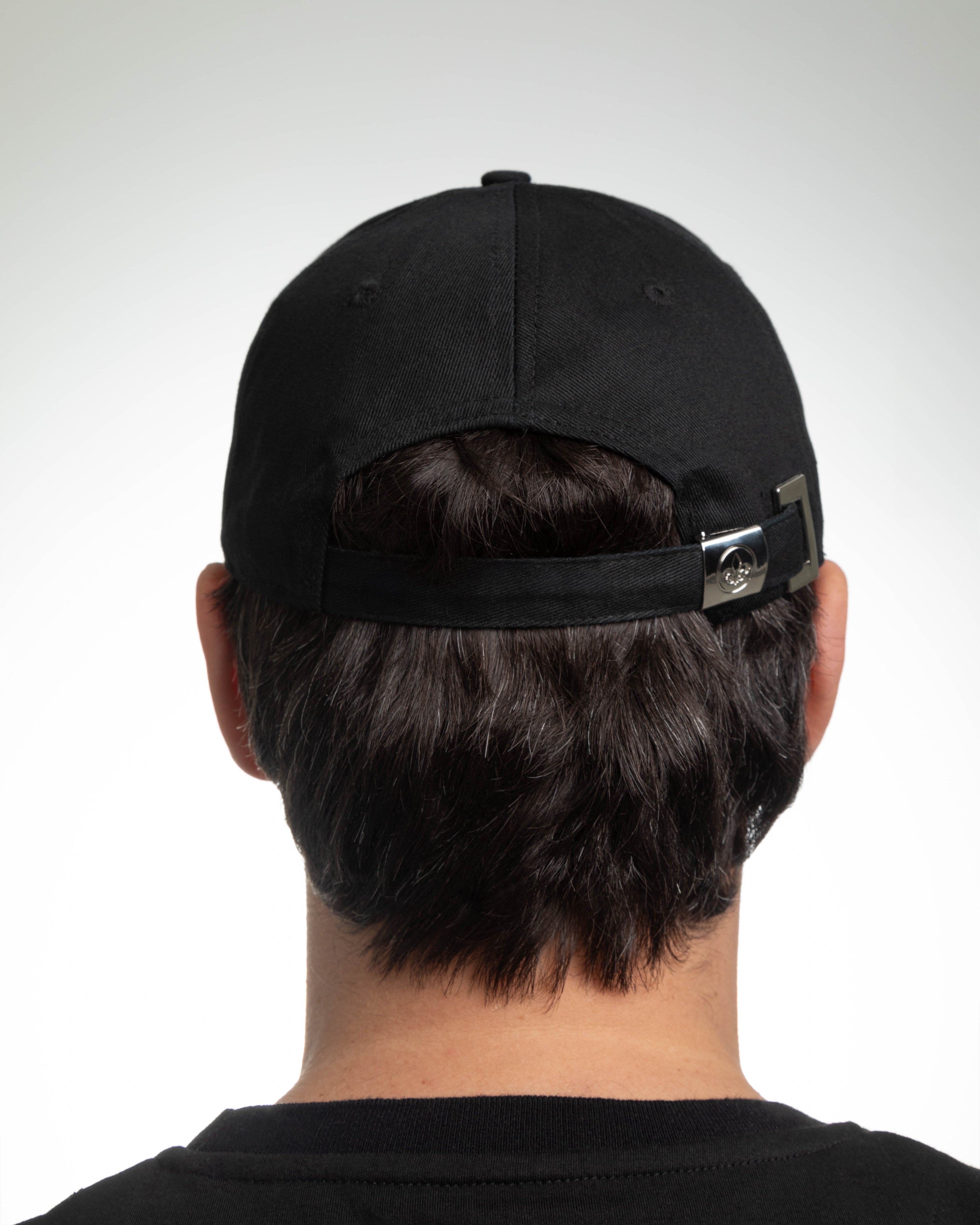 Black Cotton “DNA” Cap