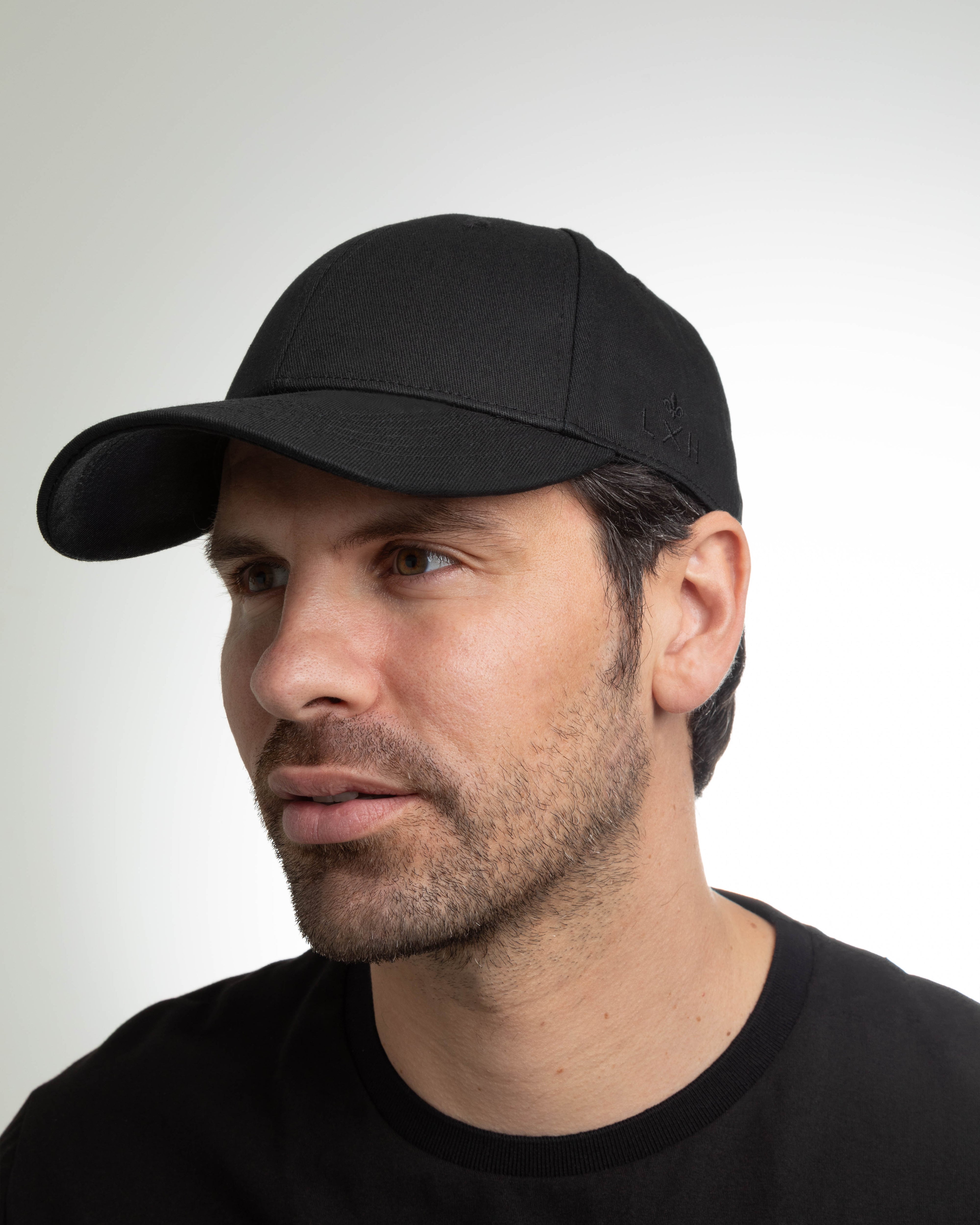 Black Cotton “DNA” Cap
