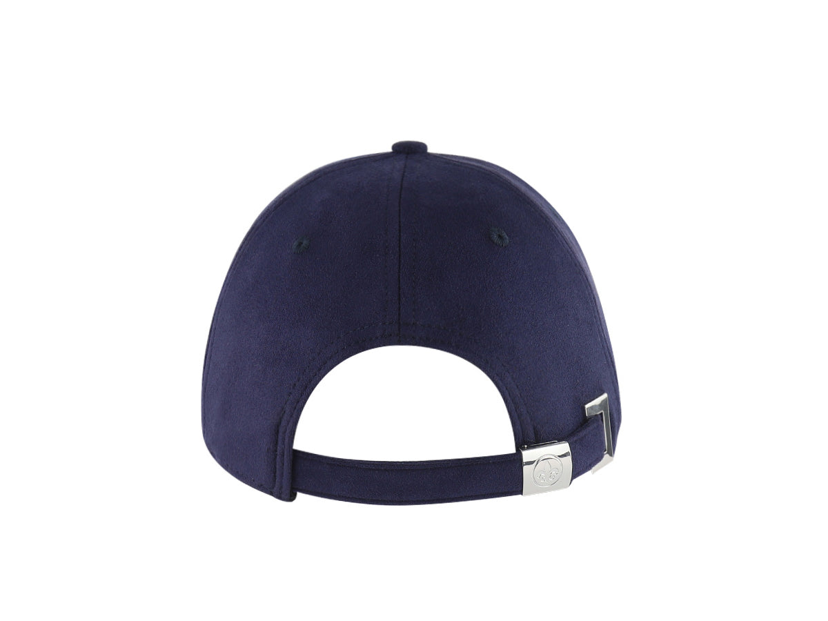 Navy Blue Suede "DNA" Cap