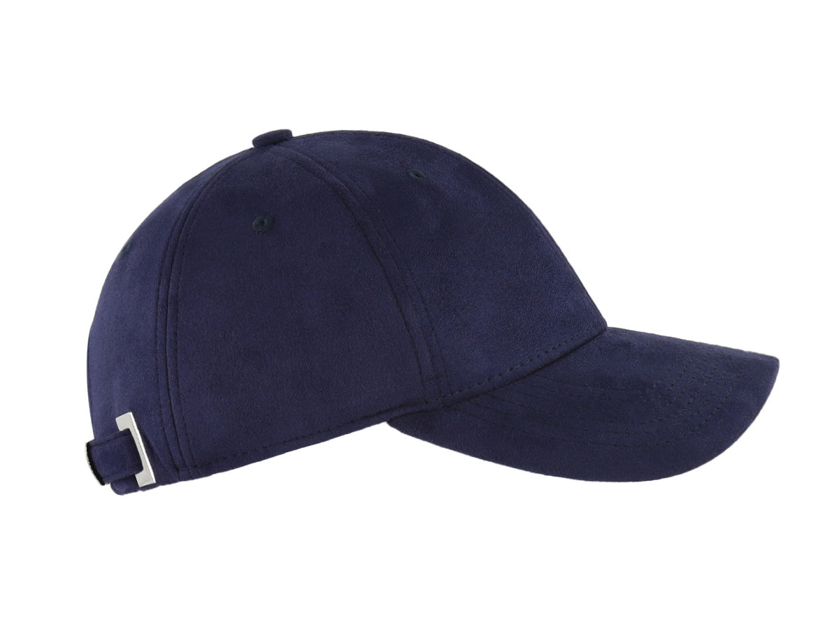 Navy Blue Suede "DNA" Cap