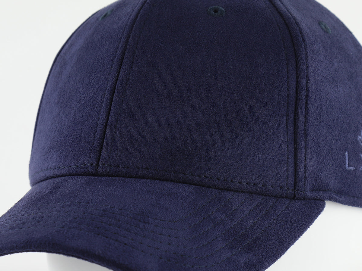 Navy Blue Suede "DNA" Cap