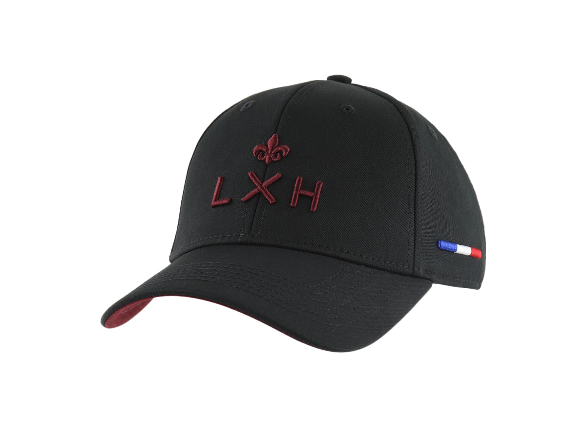 Black Pop Cotton "Heritage" Cap
