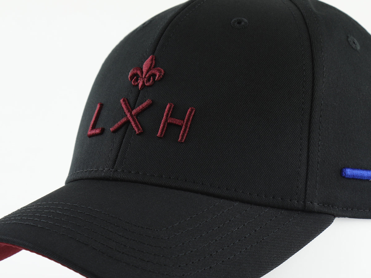 Black Pop Cotton "Heritage" Cap