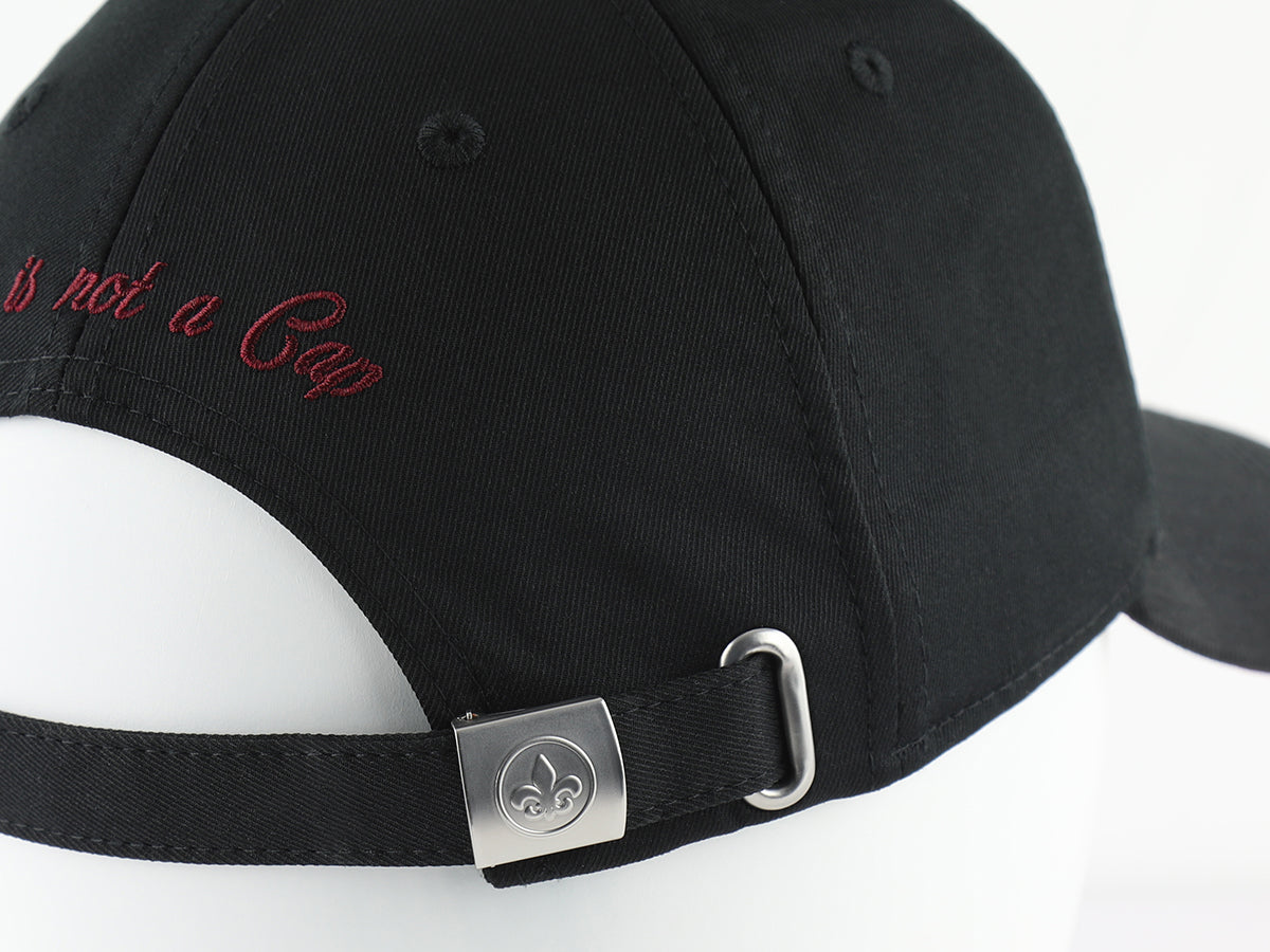 Black Pop Cotton "Heritage" Cap