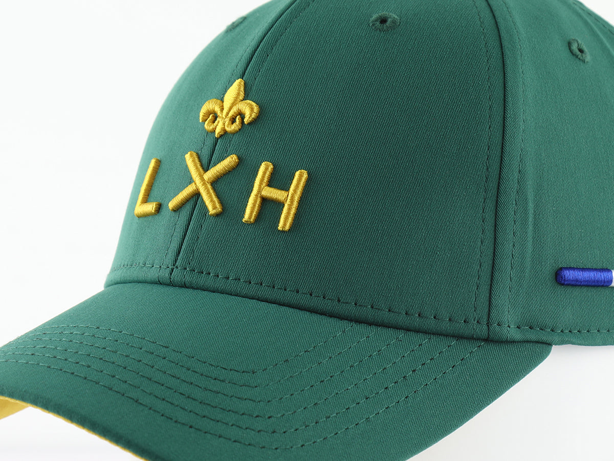 “Heritage” Cap, Pop Cotton, Fir Green
