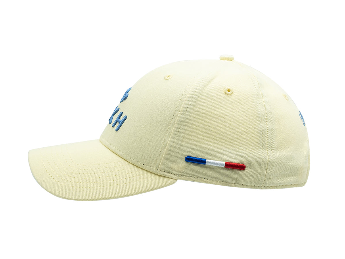 "Heritage" Cap Pop Cotton Lemon Yellow