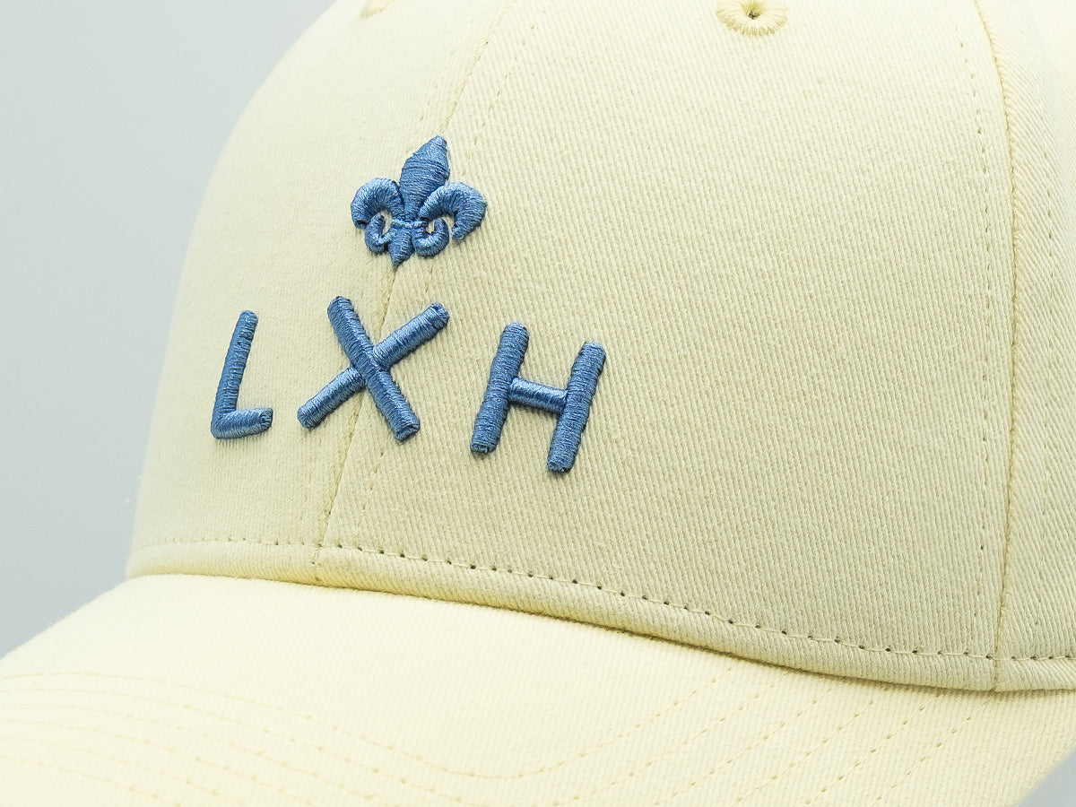 "Heritage" Cap Pop Cotton Lemon Yellow