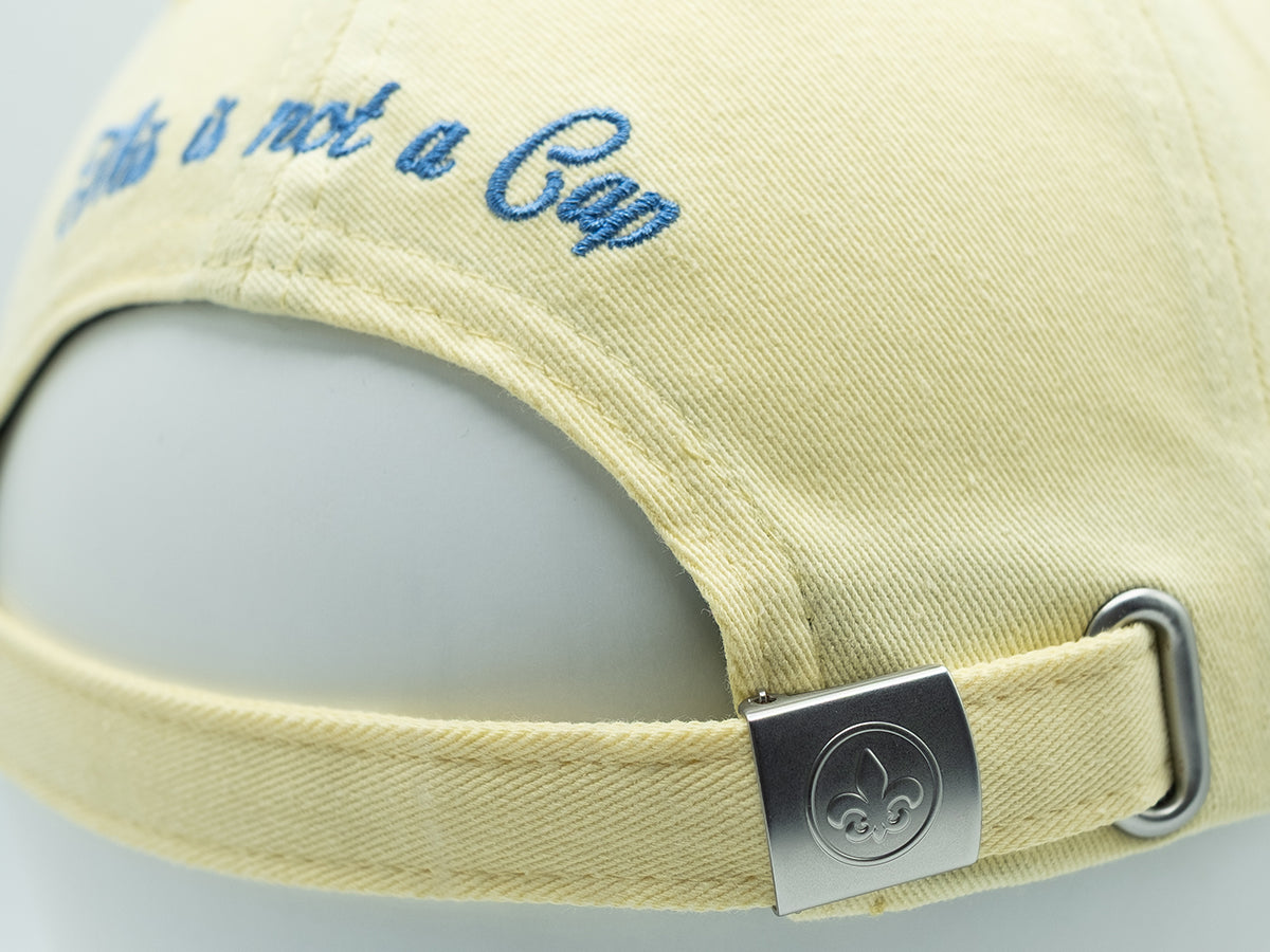 "Heritage" Cap Pop Cotton Lemon Yellow