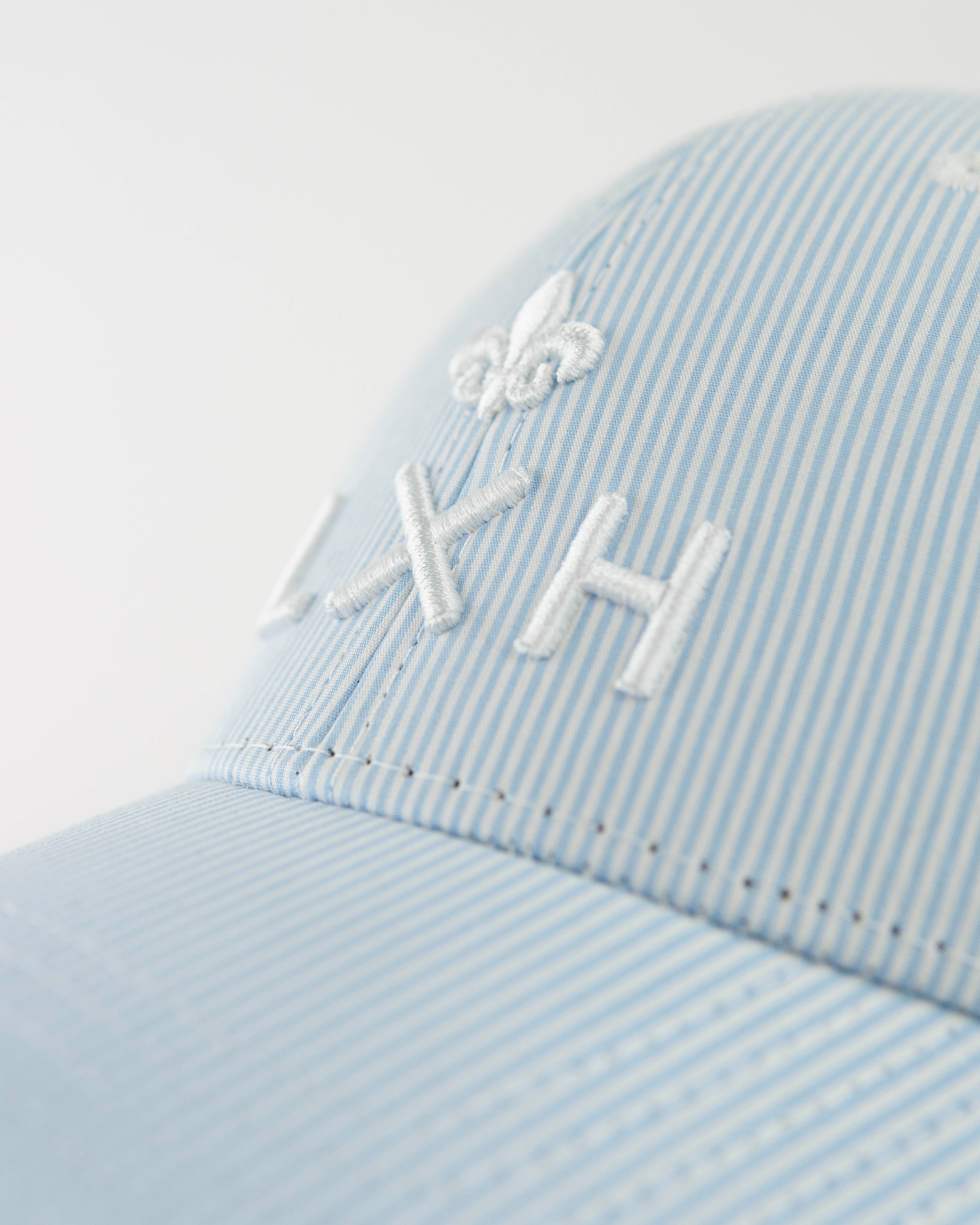 "Heritage" Cap Blue / Light Blue Stripes