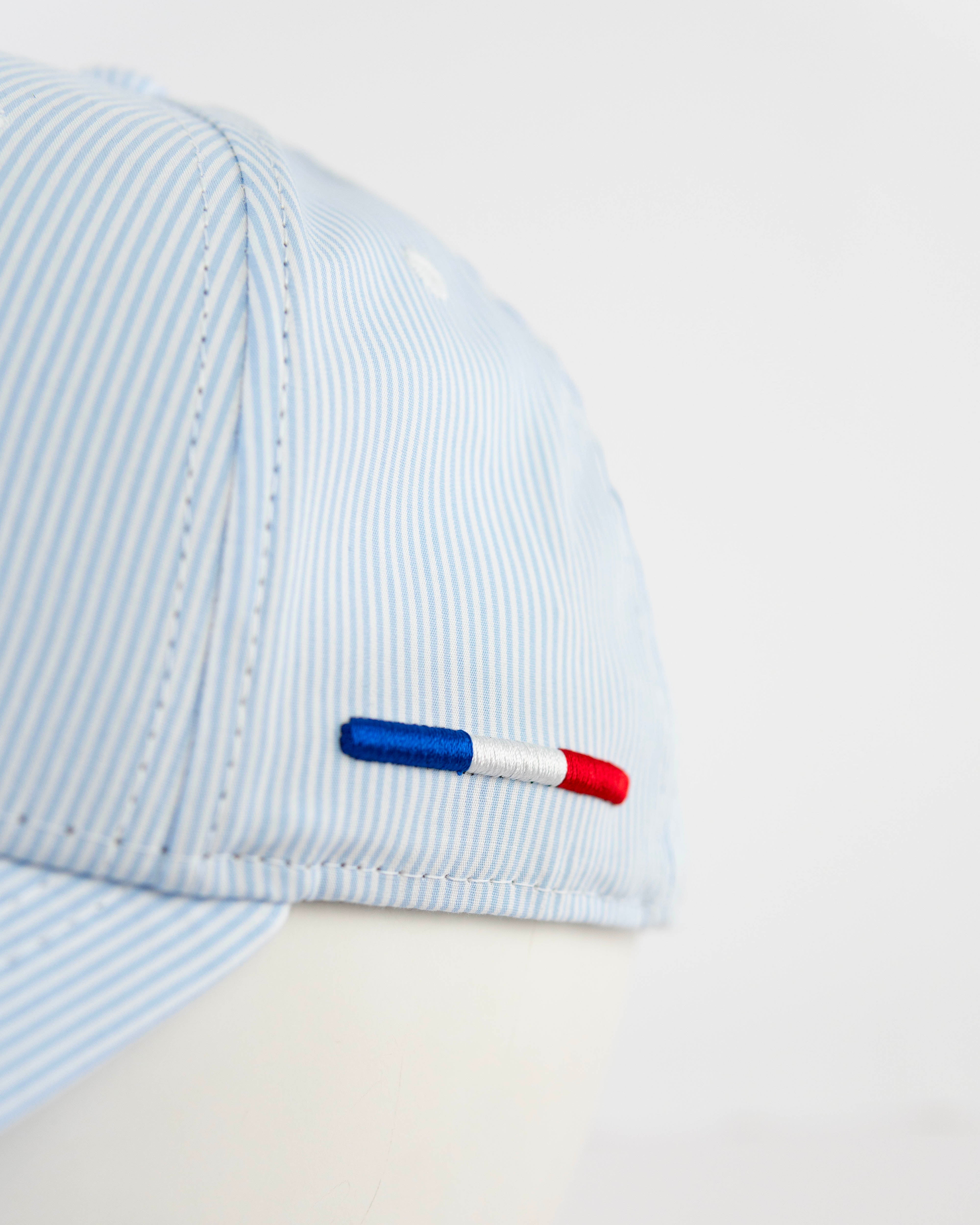 "Heritage" Cap Blue / Light Blue Stripes