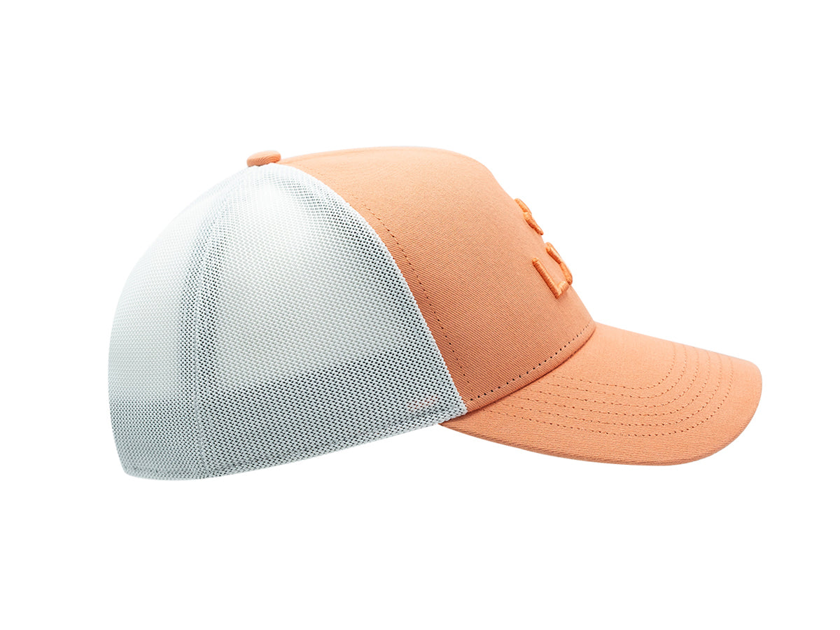 Casquette « Évasion » Coton Ton sur Ton Bicolor Corail