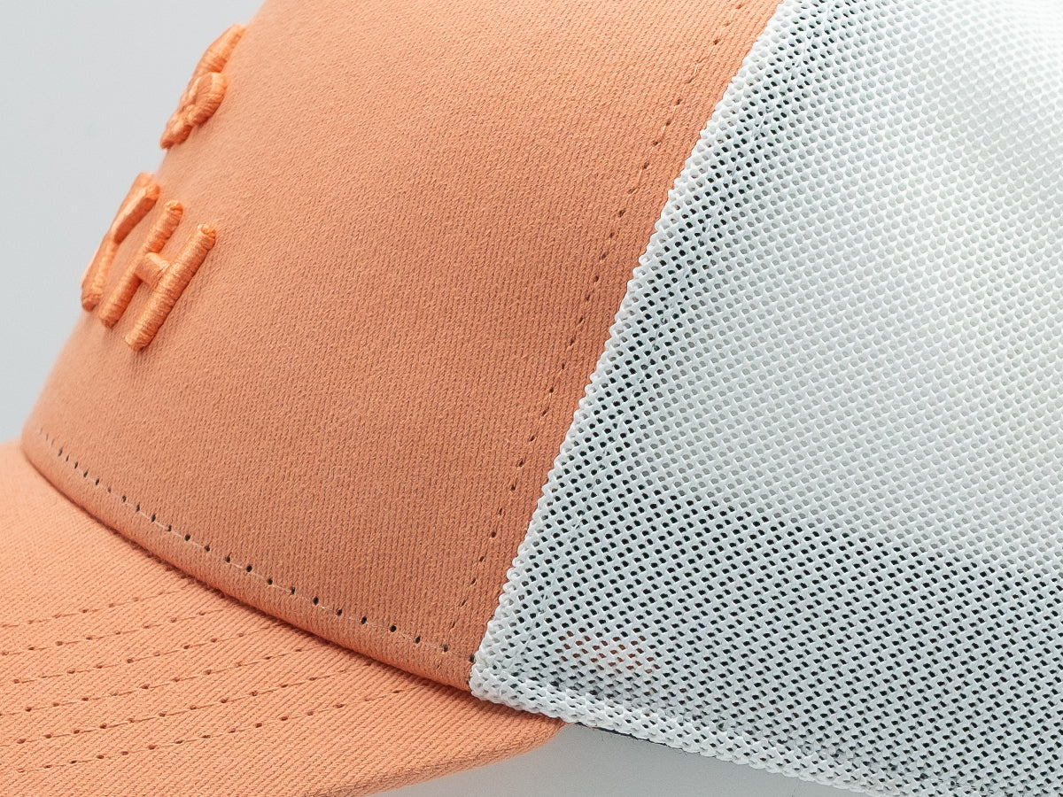 Casquette « Évasion » Coton Ton sur Ton Bicolor Corail