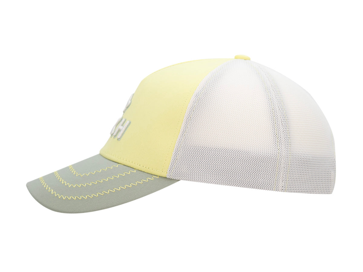 Casquette « Évasion » Tri-Color Coton Citron
